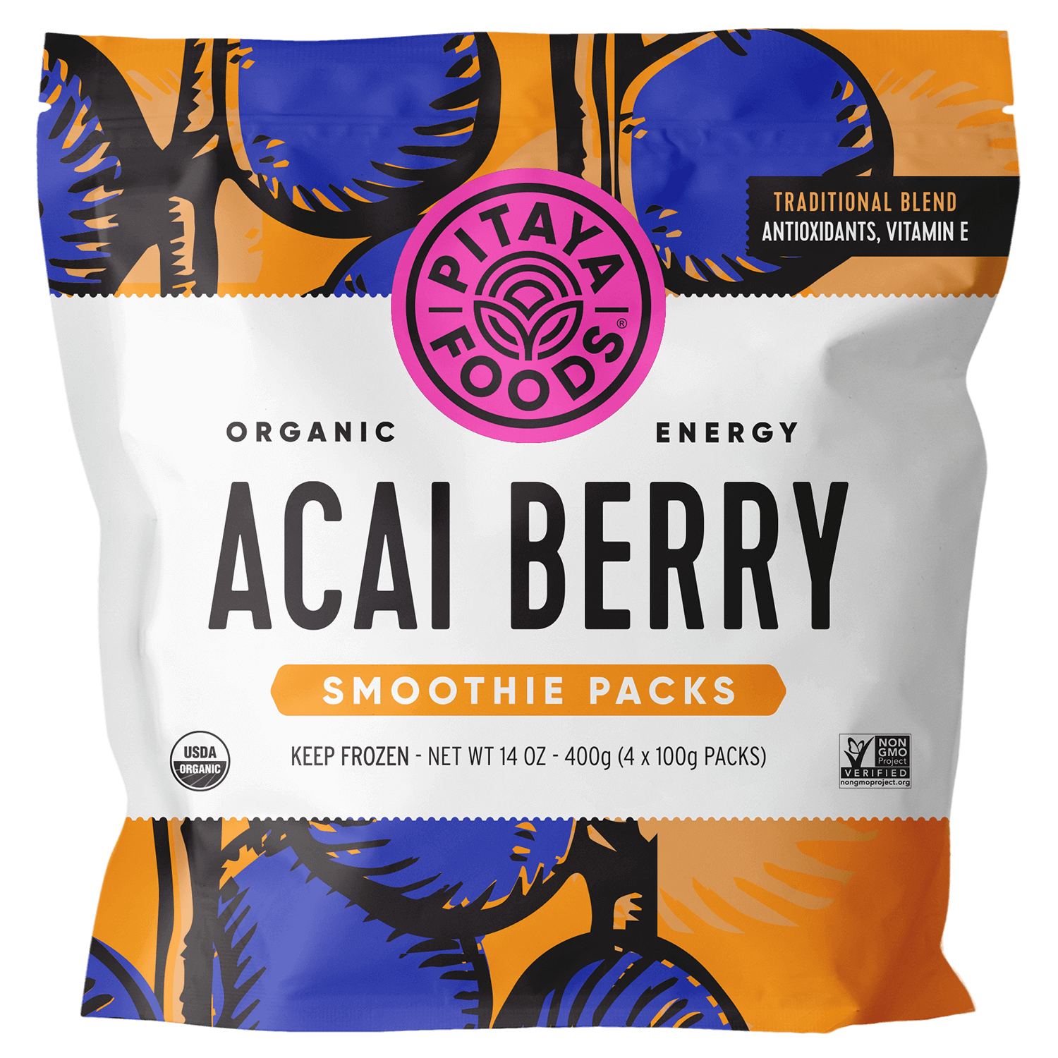 Acai Traditional Smoothie Packs Pitaya Foods