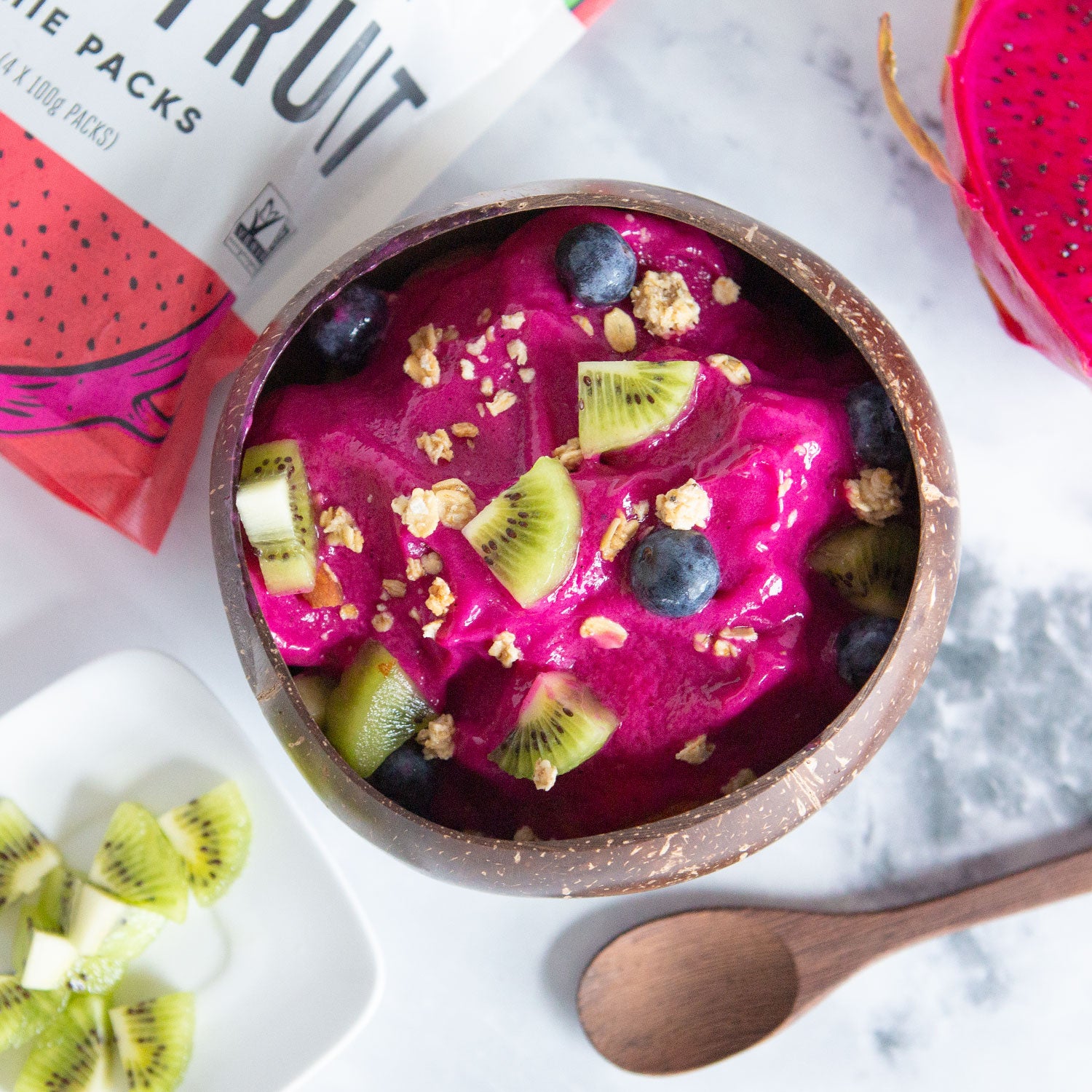 Organic Dragon Fruit Smoothie Packs