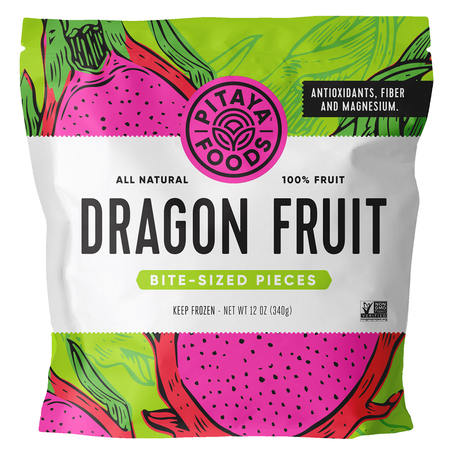 Natural Dragon Fruit Snack-Sized Pieces Case