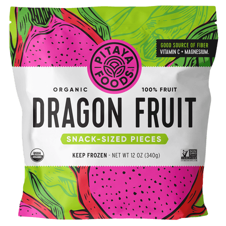 Organic Dragon Fruit Snack-Sized Pieces