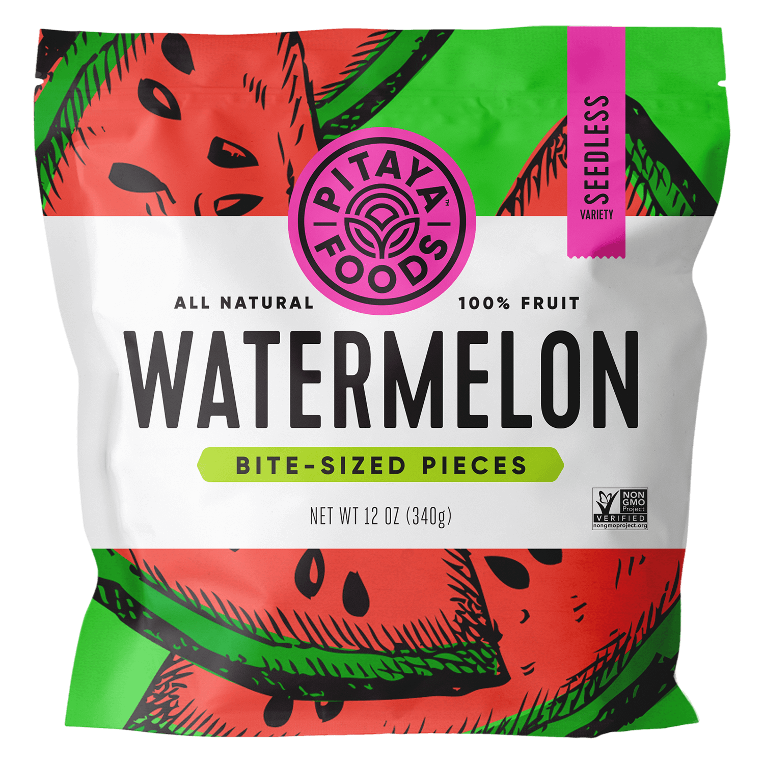 Natural Watermelon Snack-Sized Pieces Case